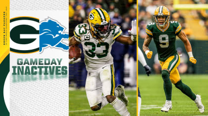 Packers, Lions release inactives for Thursday Night Football