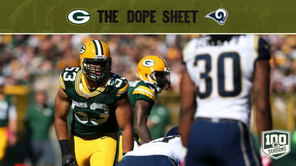 Dope Sheet: Packers travel out West to play the 49ers