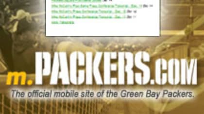 Packers Launch m., A Mobile Device Web Site
