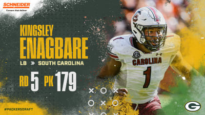 2022 NFL Draft: Packers select South Carolina LB Kingsley Enagbare in fifth  round, No. 179 overall