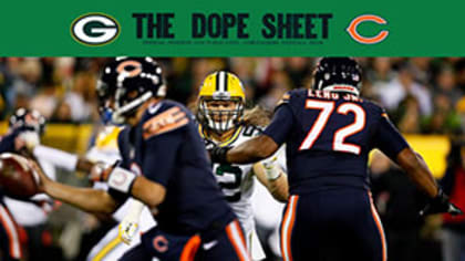 Dope Sheet: Packers host the Bears in prime time