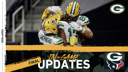 Oct. 25: Packers 35, Texans 20