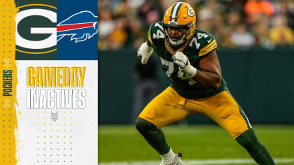 Buffalo Bills vs. Green Bay Packers: Game day inactives