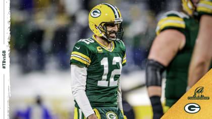 NFL QB Aaron Rodgers Green Bay Packers Game Action in the Snow 8 X 10 Photo