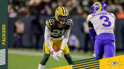 First look at Packers CB Eric Stokes in green & gold, helmet, Green Bay  Packers, A guy who's used to making plays with a G on his helmet.  #GoPackGo