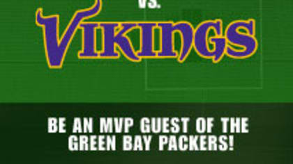 Fans Can Win VIP Ticket Package To Packers-Vikings Rematch On