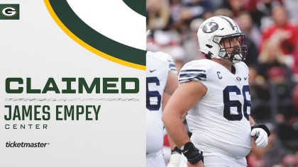 Packers claim C James Empey