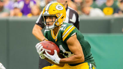 Green Bay Packers' Trevor Davis is seen during the first half of an NFL  football game against t …