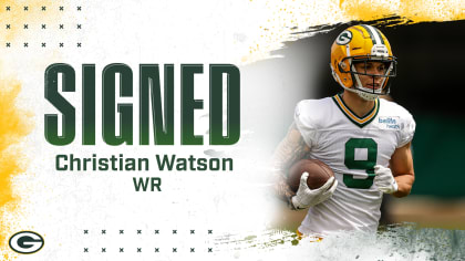 WR Christian Watson Green Bay Packers Last Unsigned Draft Pick