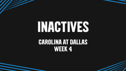 Carolina Panthers announce Week 3 inactives - On3