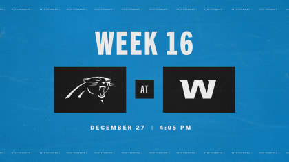 NFL Week 16: Carolina Panthers at Washington TV schedule, coverage map,  time and live stream