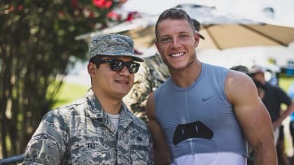 CHRISTIAN MCCAFFREY FOUNDATION CMF CHARITY TEE – Flag & Anthem