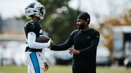 Carolina Panthers cornerback CJ Henderson (24) lines up on defense