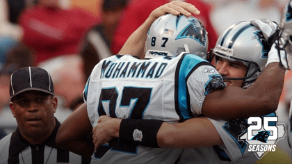 Carolina Panthers quarterback Jake Delhomme and wide receiver