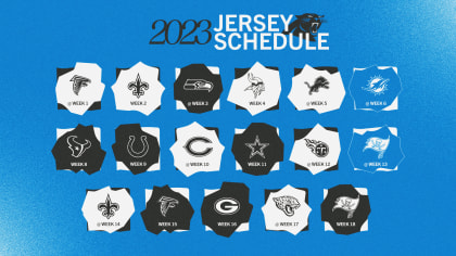 Carolina Panthers Announce 2021 Jersey Schedule - Sports