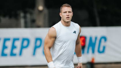 Notebook: Christian McCaffrey going through process