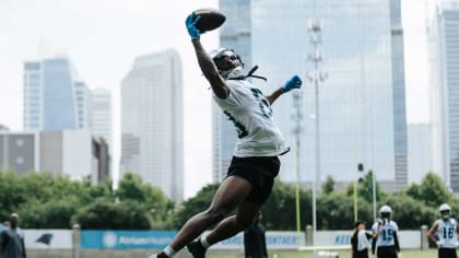 Carolina Panthers wide receiver Terrace Marshall Jr. (88) in action during  the second half of an NFL football game against the Baltimore Ravens,  Sunday, Nov. 20, 2022, in Baltimore. (AP Photo/Terrance Williams