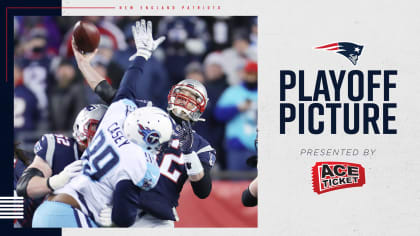Patriots playoff path set: Titans coming to town on Saturday