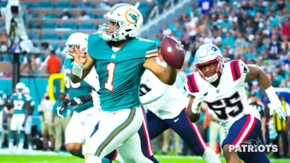 Miami Dolphins play New England Patriots without Tua Tagovailoa