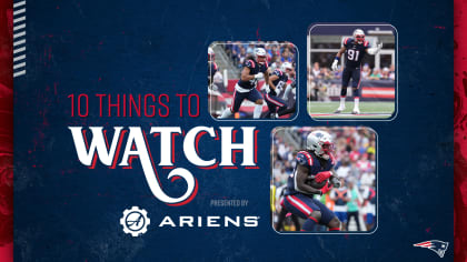5 things to watch when Patriots play Houston Texans 