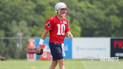 Why is QB Mac Jones wearing No. 50 during Patriots training camp