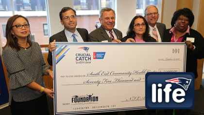 New England Patriots host Crucial Catch event