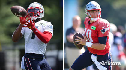 WATCH: Mac Jones throws with Patriots receivers at Tampa workout