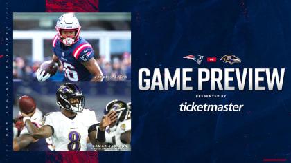 Game Preview: Baltimore Ravens at New England Patriots