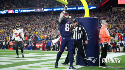 FILE - New England Patriots tight end Jonnu Smith (81) takes part in drills  at the NFL football team's practice facility in Foxborough, Mass., Tuesday,  May 31, 2022. Smith wasn't looking for