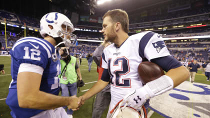 October 18, 2015: New England Patriots wide receiver Julian Edelman (11)  runs with the ball during NFL football game action between the New England  Patriots and the Indianapolis Colts at Lucas Oil