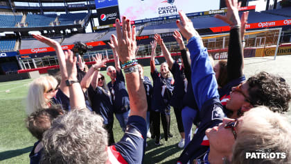 Cancer survivors, patients honored at Patriots Crucial Catch