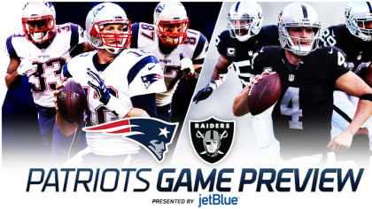 Game Preview: Patriots at Raiders