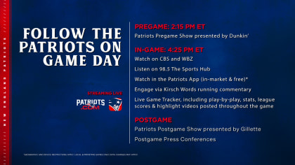 Watch Dolphins @ Patriots Live Stream