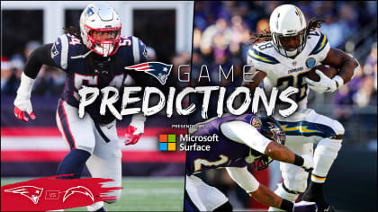 Week 8 NFL game picks: Patriots upset Chargers; Colts close AFC