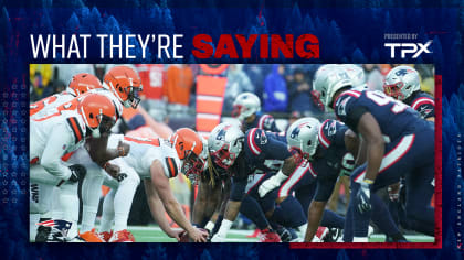 What the Browns are saying about the Patriots ahead of clash in Cleveland