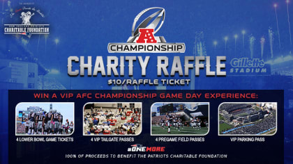 Patriots Charitable Foundation to raffle off a trip to the Super Bowl