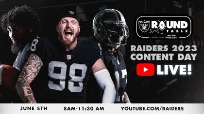Raiders to livestream 2023 NFL Content Day from Intermountain