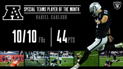 Raiders news: Daniel Carlson named AFC special teams player of the