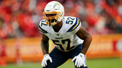 AFC inside linebacker Denzel Perryman of the Las Vegas Raiders (52) during  the first half of the Pro Bowl NFL football game, Sunday, Feb. 6, 2022, in Las  Vegas. (AP Photo/Rick Scuteri