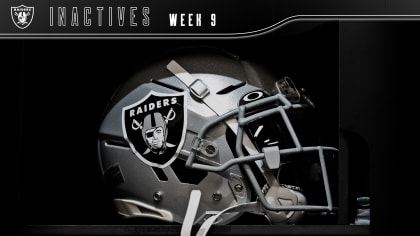 Raiders vs. Chargers inactives: What NFL injury report says and