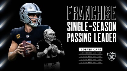 Derek Carr passes Rich Gannon becomes franchise single season