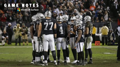 Game Notes: Oakland Raiders 27 Denver Broncos 14