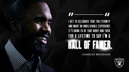 WATCH: Charles Woodson's speech gives Raiders Nation a gift to savor 