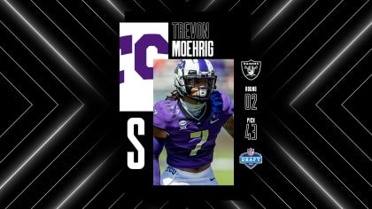 Raiders trade up to No. 43, select TCU safety Trevon Moehrig