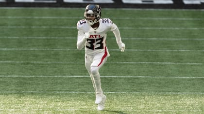 Atlanta Falcons cornerback Blidi Wreh-Wilson (33) in action during