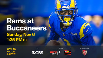 What TV channel is L.A. Rams game on today vs. Buccaneers (11/6/22) FREE  LIVE STREAM, Time, TV, Latest odds for NFL Week 9 