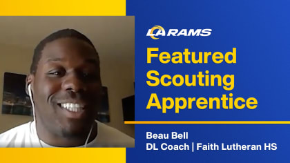 Meet Beau Bell  Rams Scouting Apprentice