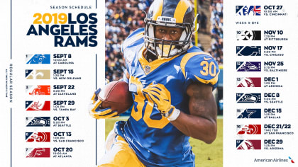 Breaking: NFL releases Rams' full 2018 regular season schedule