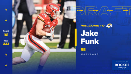 Maryland Football - THE FUNK IS LIVE IN LA! Jake Funk is drafted by the LA  Rams in the seventh round of the 2021 NFL Draft!