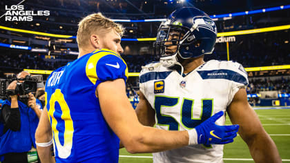 Los Angeles Rams linebacker Bobby Wagner open locker room press